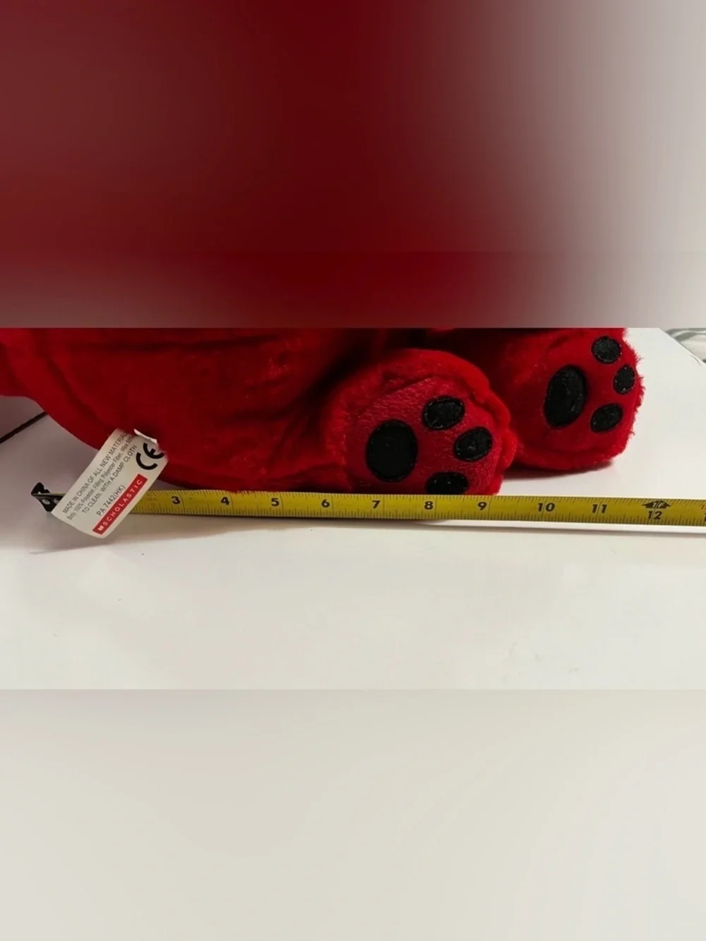 Scholastic Clifford Red Plush Puppy Vintage